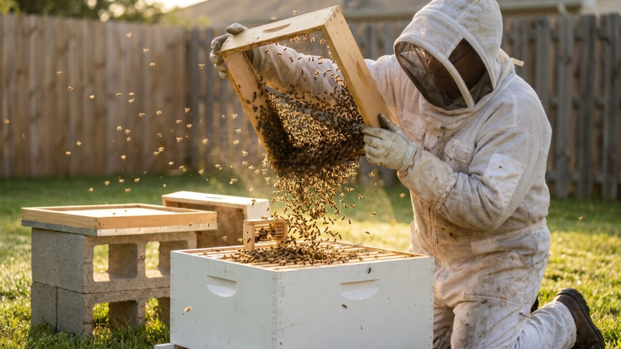 Installing your first bees: package vs nuc and the first six weeks