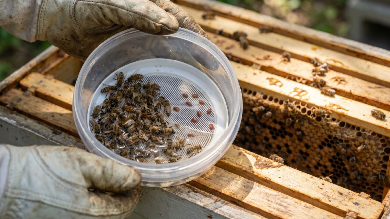 Varroa mites: the beginner's survival guide to testing, deciding, and treating